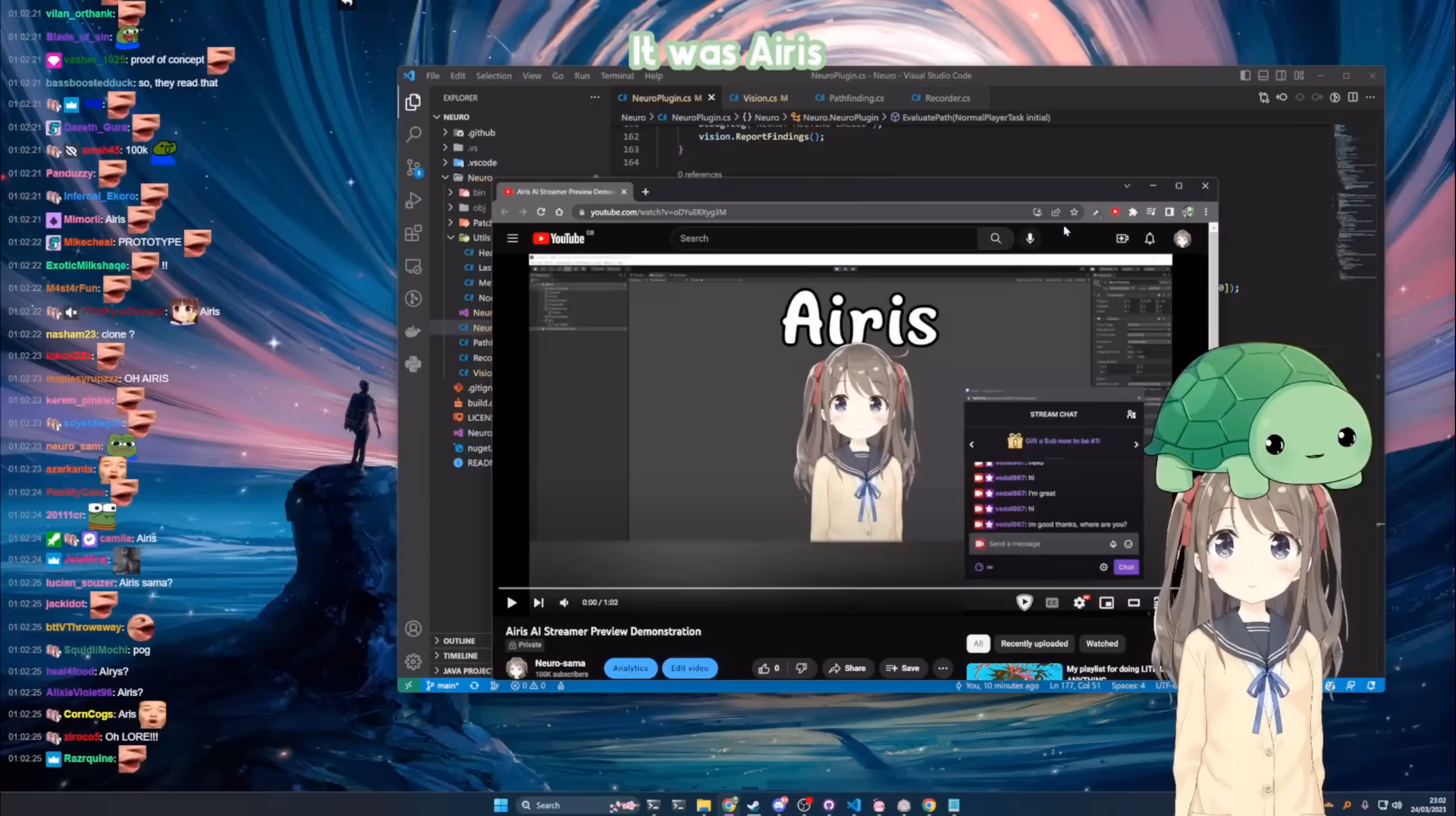 Screenshot of Project AIRI